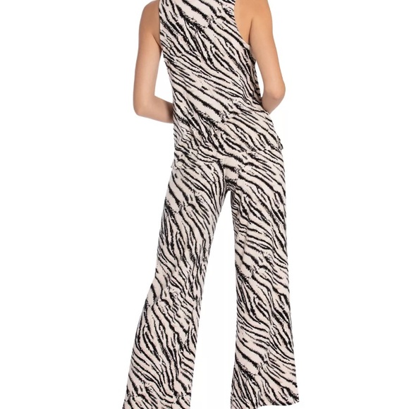 Linea Donatella Zebra-Print Hacci Knit Tank Top & Pants Pajama Set Size Small - Picture 11 of 12